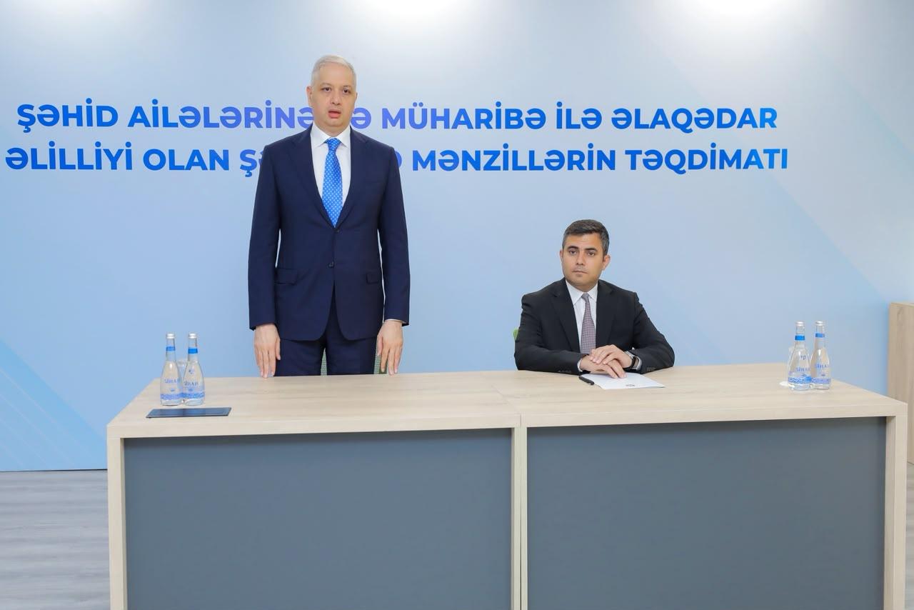 Naxçıvanda şəhid ailələri və müharibə əlillərinə 68 mənzil verilib (FOTO)