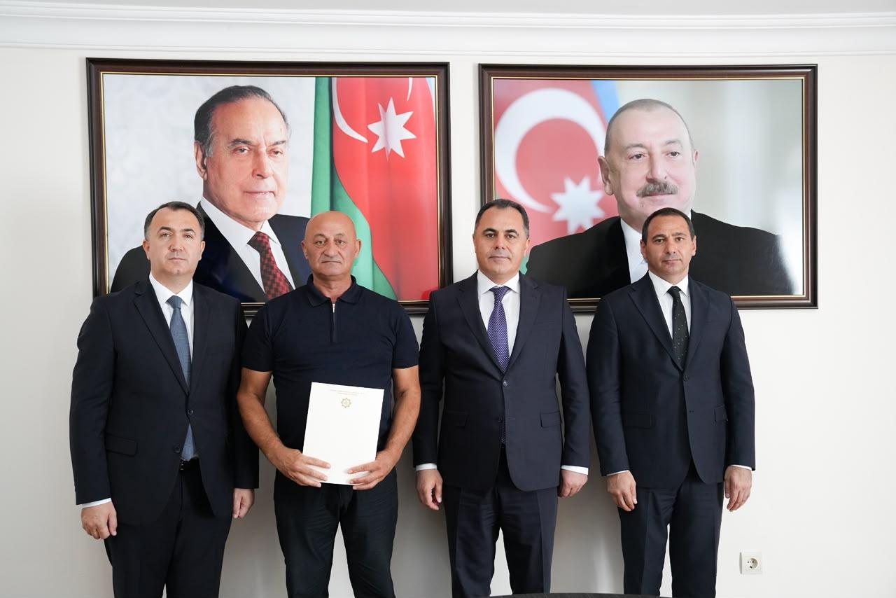 Naxçıvanda şəhid ailələri və müharibə əlillərinə 68 mənzil verilib (FOTO)