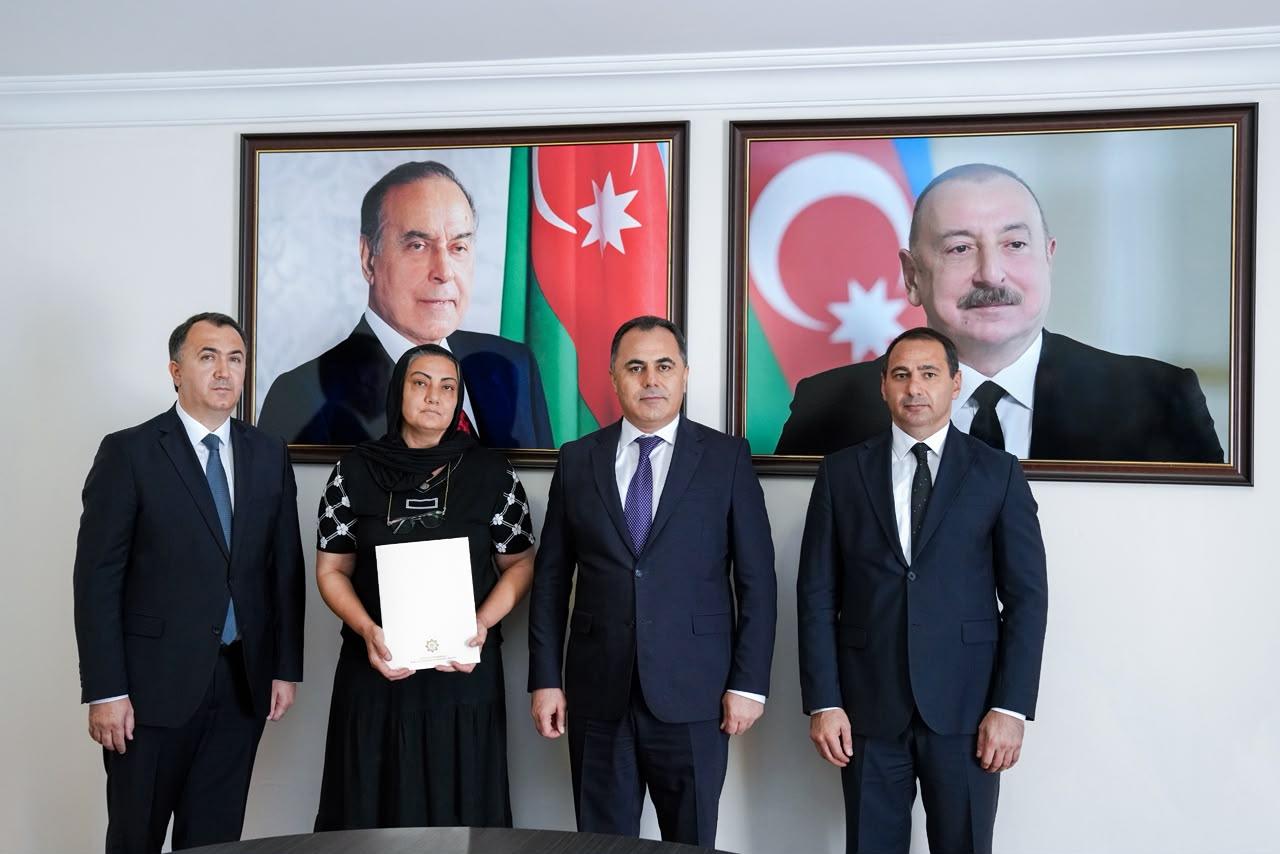 Naxçıvanda şəhid ailələri və müharibə əlillərinə 68 mənzil verilib (FOTO)