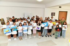 Cəbrayılda uşaqlar və yeniyetmələr üçün yaradıcılıq ustad dərsləri keçirilib (FOTO/VİDEO)