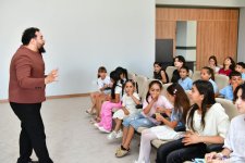 Cəbrayılda uşaqlar və yeniyetmələr üçün yaradıcılıq ustad dərsləri keçirilib (FOTO/VİDEO)