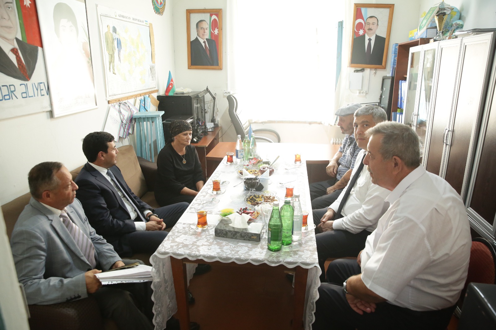 Nabranda sakinlərin müraciət və təklifləri dinlənilib (FOTO)