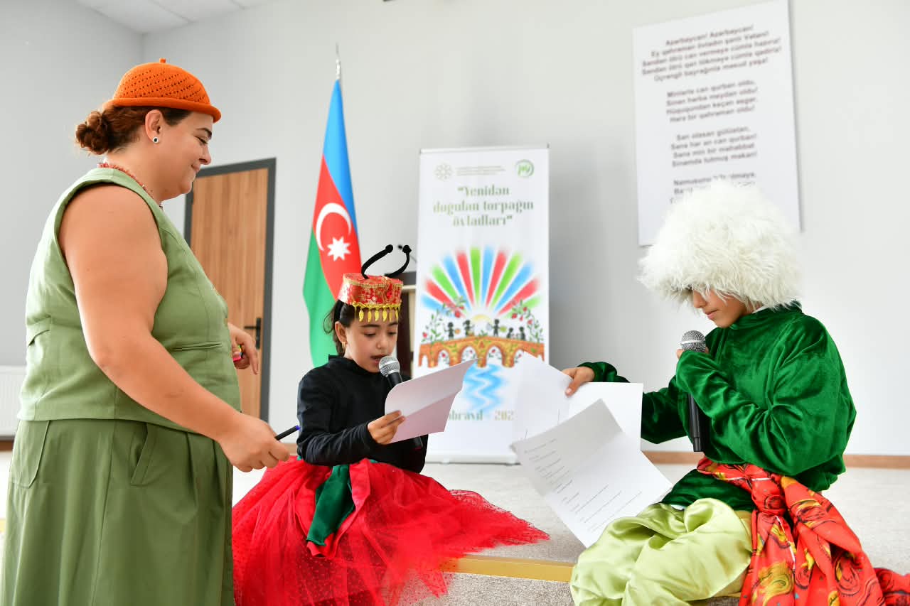 Cəbrayılda uşaqlar və yeniyetmələr üçün yaradıcılıq ustad dərsləri keçirilib (FOTO/VİDEO)
