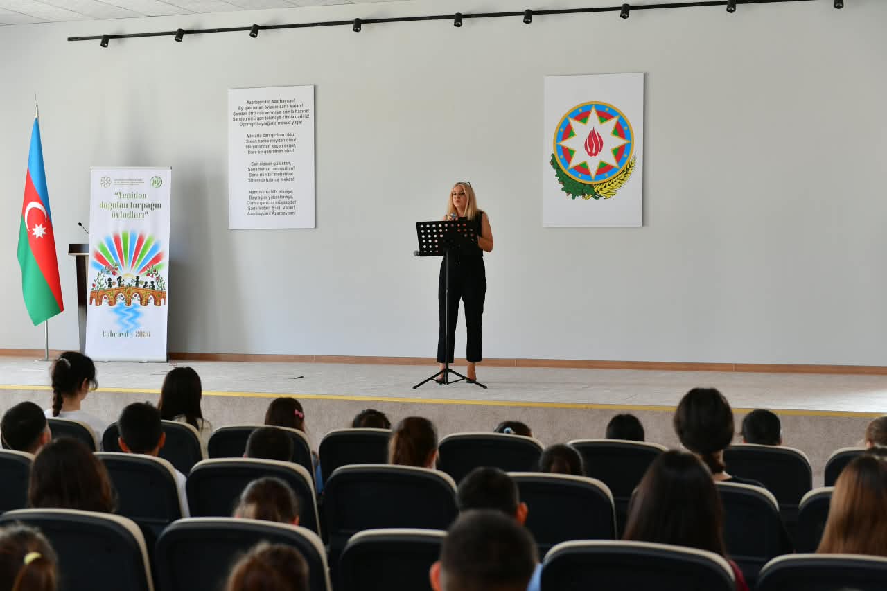 Cəbrayılda uşaqlar və yeniyetmələr üçün yaradıcılıq ustad dərsləri keçirilib (FOTO/VİDEO)