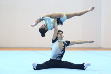 Akrobatika və aerobika gimnastikası üzrə ölkə çempionatları keçirilib (FOTO)