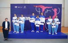 Akrobatika və aerobika gimnastikası üzrə ölkə çempionatları keçirilib (FOTO)
