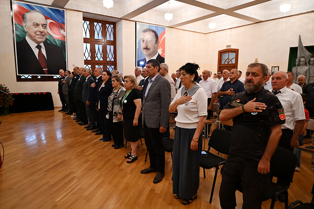 Azərbaycanın Milli Qəhrəmanı İsgəndər Aznaurovun anım mərasimi keçirilib (FOTO)