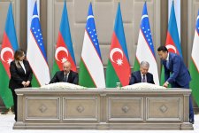 Daşkənddə Azərbaycan-Özbəkistan sənədlərinin imzalanması və mübadiləsi mərasimi olub (FOTO) (YENİLƏNƏCƏK)