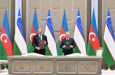 Daşkənddə Azərbaycan-Özbəkistan sənədlərinin imzalanması və mübadiləsi mərasimi olub (FOTO) (YENİLƏNƏCƏK)