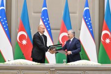 Daşkənddə Azərbaycan-Özbəkistan sənədlərinin imzalanması və mübadiləsi mərasimi olub (FOTO) (YENİLƏNƏCƏK)