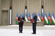 Daşkənddə Azərbaycan-Özbəkistan sənədlərinin imzalanması və mübadiləsi mərasimi olub (FOTO) (YENİLƏNƏCƏK)