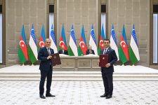Daşkənddə Azərbaycan-Özbəkistan sənədlərinin imzalanması və mübadiləsi mərasimi olub (FOTO) (YENİLƏNƏCƏK)