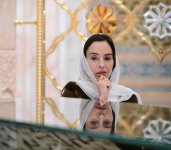 Birinci xanım Mehriban Əliyeva və Leyla Əliyeva Daşkənddə İslam Sivilizasiyası Mərkəzi ilə tanış olublar (FOTO)