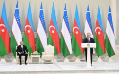 Daşkənddə Azərbaycan və Özbəkistan prezidentlərinin təltifolunma mərasimi keçirilib (FOTO) (YENİLƏNƏCƏK)
