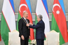 Daşkənddə Azərbaycan və Özbəkistan prezidentlərinin təltifolunma mərasimi keçirilib (FOTO) (YENİLƏNƏCƏK)