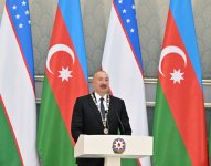 Daşkənddə Azərbaycan və Özbəkistan prezidentlərinin təltifolunma mərasimi keçirilib (FOTO) (YENİLƏNƏCƏK)