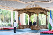 Daşkənddə Prezident İlham Əliyevin rəsmi qarşılanma mərasimi olub (FOTO) (YENİLƏNİB)