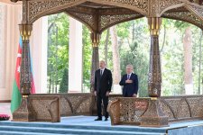 Daşkənddə Prezident İlham Əliyevin rəsmi qarşılanma mərasimi olub (FOTO) (YENİLƏNİB)