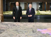 Prezident İlham Əliyev Özbəkistanın ən böyük şəhərsalma layihəsi - “Yeni Daşkənd”lə tanış olub (FOTO)