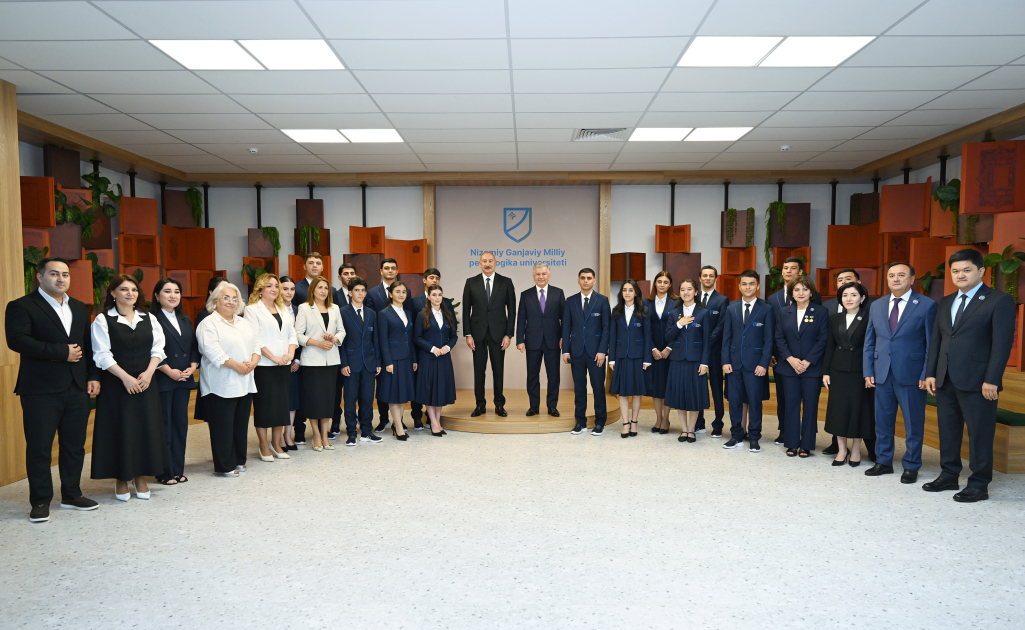 Daşkənddə Nizami Gəncəvi adına Milli Pedaqoji Universitetin açılışı olub (FOTO)