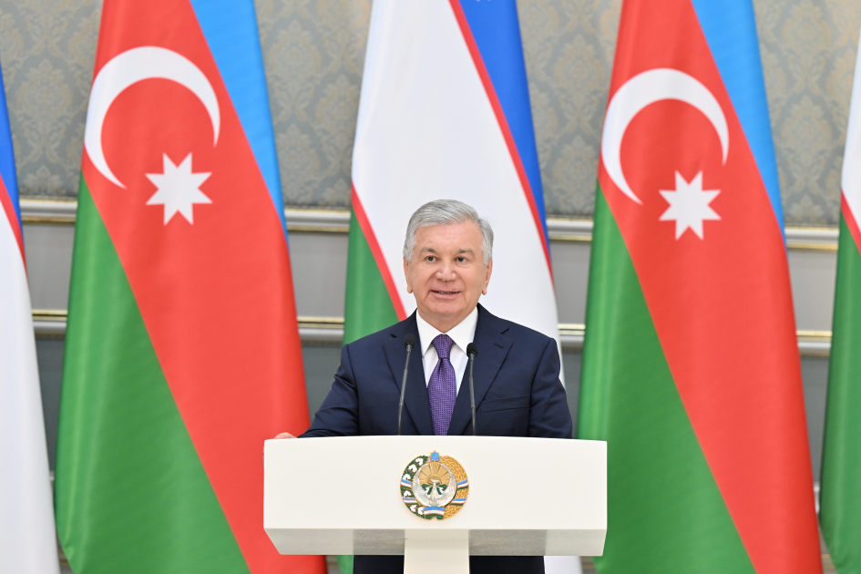 Daşkənddə Azərbaycan və Özbəkistan prezidentlərinin təltifolunma mərasimi keçirilib (FOTO) (YENİLƏNƏCƏK)