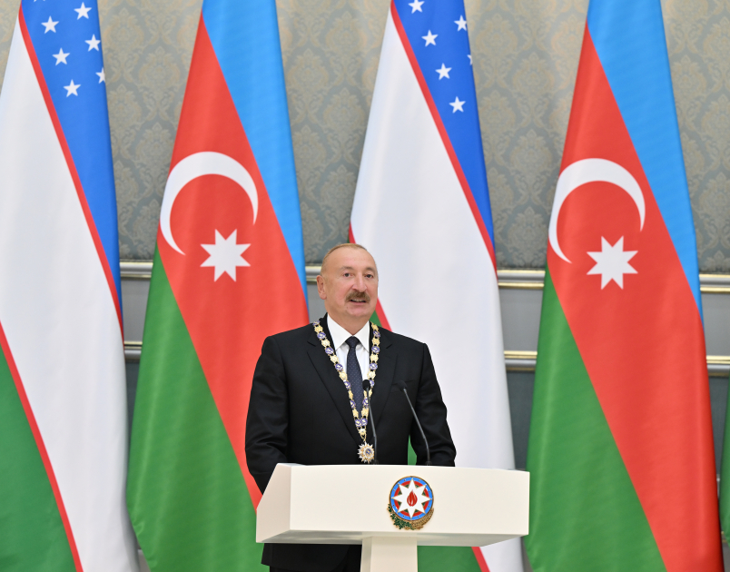 Daşkənddə Azərbaycan və Özbəkistan prezidentlərinin təltifolunma mərasimi keçirilib (FOTO) (YENİLƏNƏCƏK)