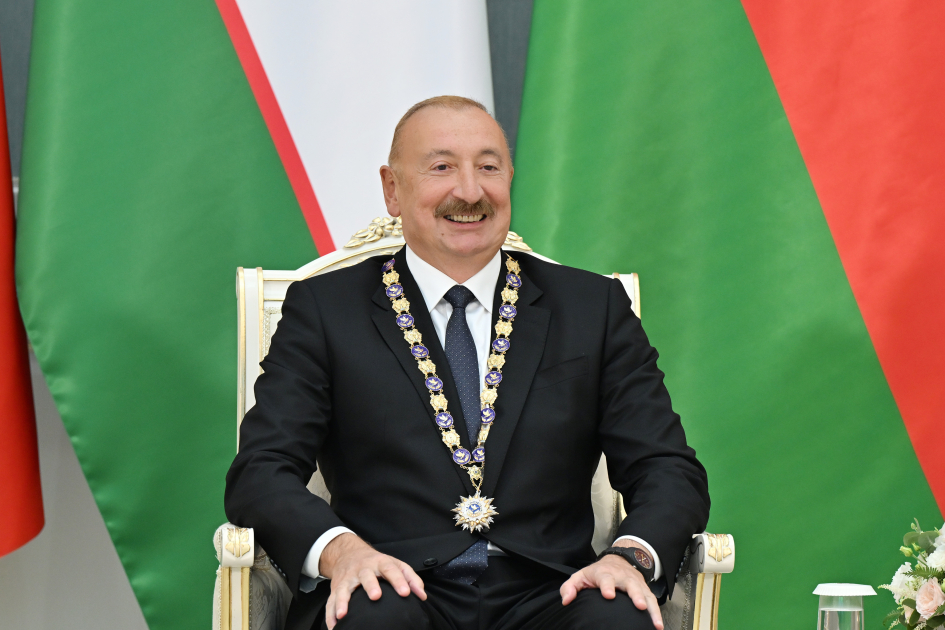 Daşkənddə Azərbaycan və Özbəkistan prezidentlərinin təltifolunma mərasimi keçirilib (FOTO) (YENİLƏNƏCƏK)