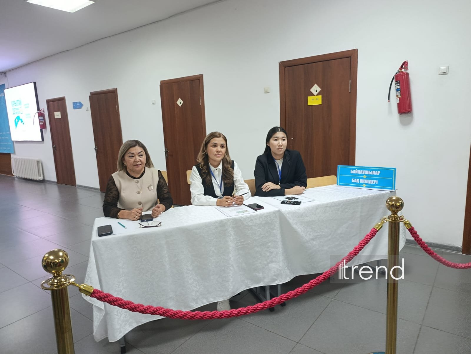 Qazaxıstanın Akmola vilayətində Kurultaya seçkilər üzrə səsvermə keçirilir (FOTO)