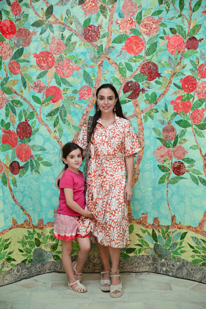 Leyla Əliyeva ilk Buxara Biennalesinin əsərləri ilə tanış olub (FOTO/VİDEO)
