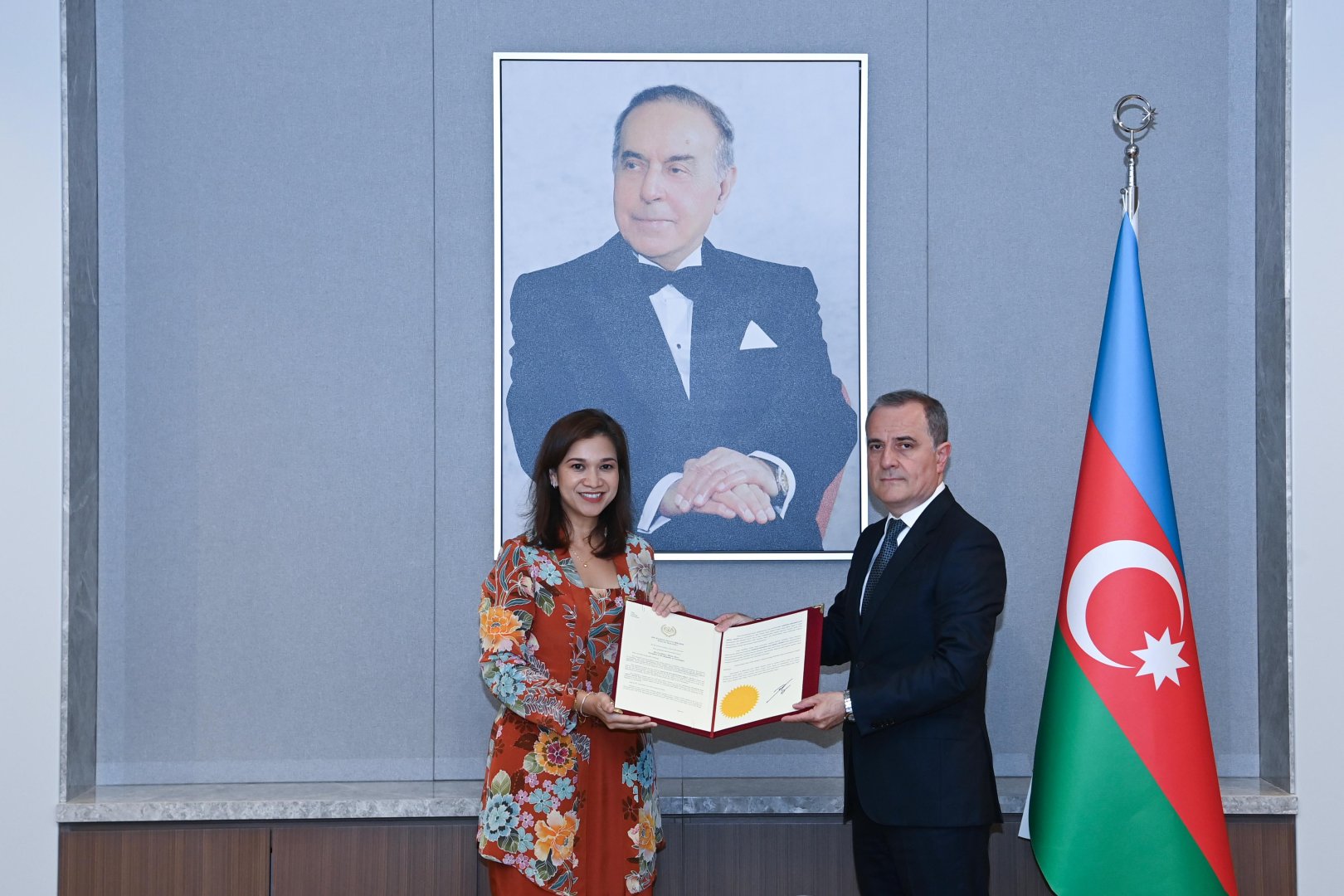Ceyhun Bayramov Malayziyanın yeni səfirini qəbul edib (FOTO)