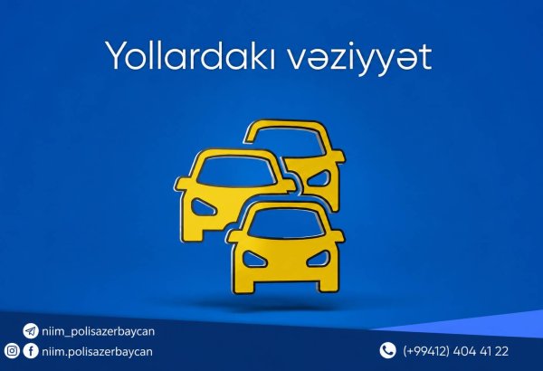 DİQQƏT: Bu yollarda tıxac var - SİYAHI (FOTO)