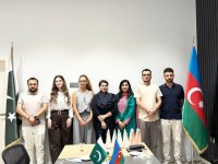 Pakistan səfirliyinin yeni konsulu Azərbaycan KİV nümayəndələri ilə görüşüb (FOTO)