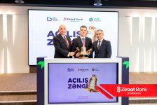 Ziraat Bank Azərbaycanın ilk istiqraz emissiyası üçün “Açılış Zəngi” çalınıb (FOTO)