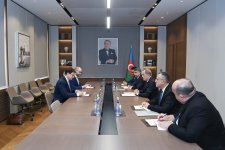 Ceyhun Bayramov Avstriyanın ölkəmizə yeni təyin olunmuş səfirini qəbul edib (FOTO)