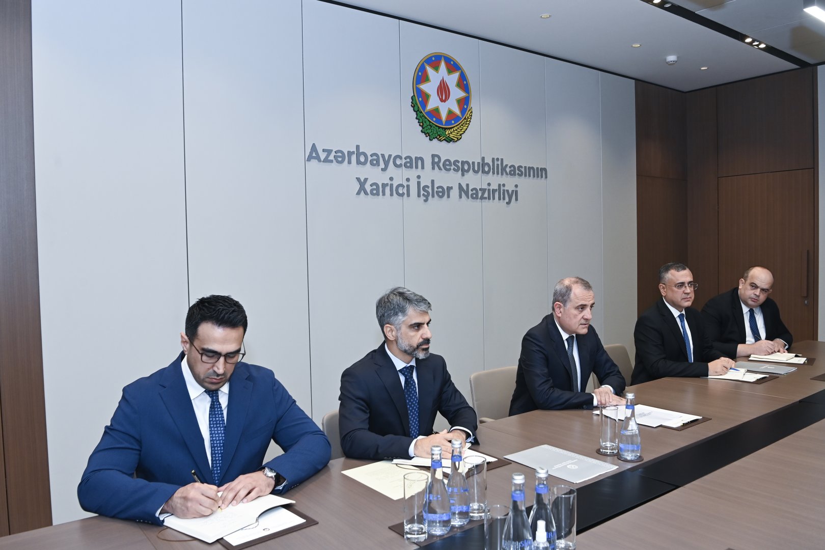 Ceyhun Bayramov Avstriyanın ölkəmizə yeni təyin olunmuş səfirini qəbul edib (FOTO)