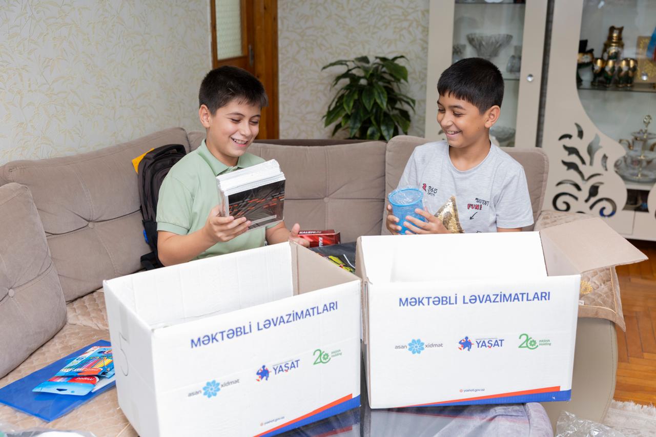 PAŞA Holding-in və “YAŞAT” Fondunun birgə təşkilatçılığı ilə altıncı “Məktəbli ləvazimatları” layihəsi reallaşdırılır (FOTO)