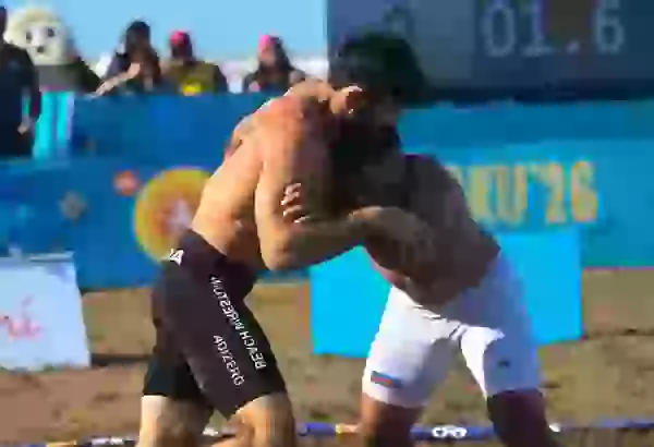 Azərbaycanın çimərlik güləşçiləri Dünya Seriyasının IV mərhələsində yeddi medal qazanıblar