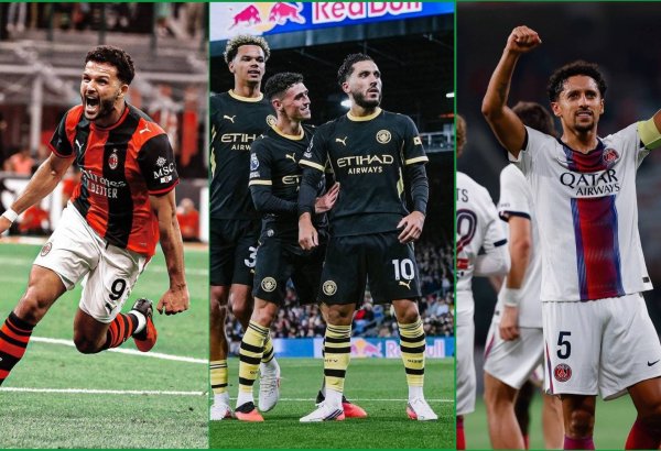 Avropanın yaşıl meydanlarında: Milan və Mançester Siti 3 xala sevinib, PSJ uzatma dəqiqələrində məğlubiyyətdən xilas olub