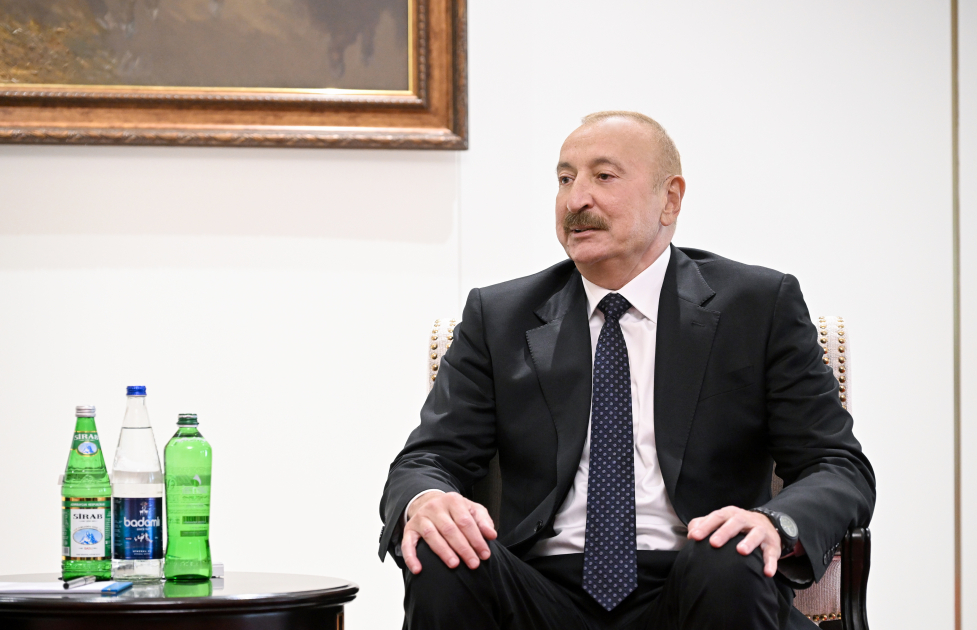 Prezident İlham Əliyevin Bişkekdə Qazaxıstan Prezidenti ilə görüşü keçirilib (FOTO)