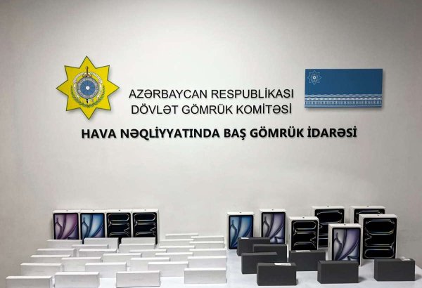 Gömrük sərhədindən qanunsuz keçirilməyə cəhd göstərilən saat və planşetlər aşkar edilib