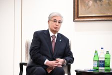 Prezident İlham Əliyevin Bişkekdə Qazaxıstan Prezidenti ilə görüşü keçirilib (FOTO)