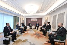 Prezident İlham Əliyevin Bişkekdə Ermənistanın Baş naziri ilə görüşü keçirilir (FOTO)
