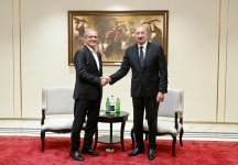 Bişkekdə Prezident İlham Əliyevin Məsud Pezeşkianla görüşü olub (FOTO)