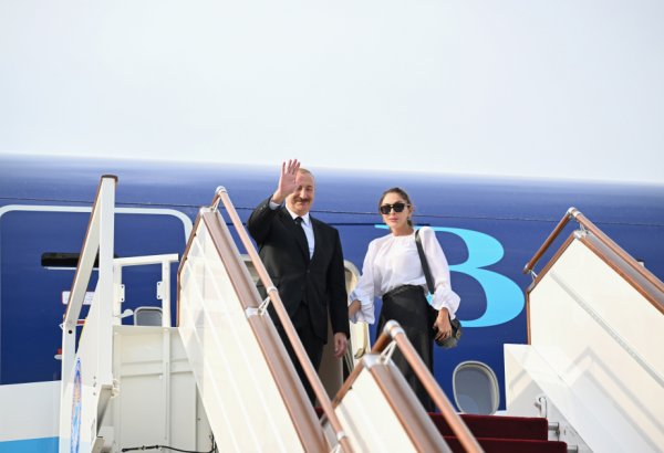 Prezident İlham Əliyevin Qırğızıstana səfəri başa çatıb (FOTO/VİDEO)