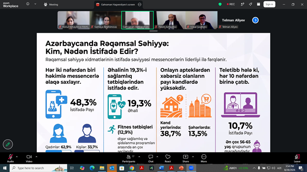 “Səhiyyə sistemi” işçi qrupunun növbəti iclası keçirilib (FOTO)