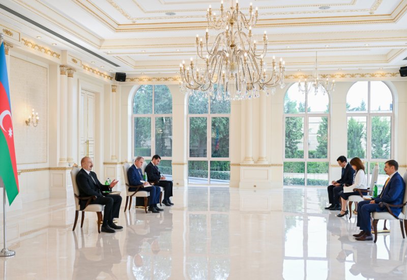 Prezident İlham Əliyev BMT-nin Azərbaycanda yeni təyin olunmuş rezident əlaqələndiricisini qəbul edib (FOTO/VİDEO)