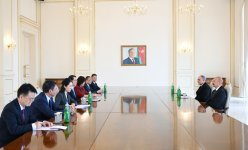 Prezident İlham Əliyev Çin Ali Xalq Prokurorluğunun Baş prokurorunun başçılıq etdiyi nümayəndə heyətini qəbul edib (FOTO)