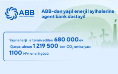 ABB-dən yaşıl enerji layihələrinə agent bank dəstəyi! (FOTO)