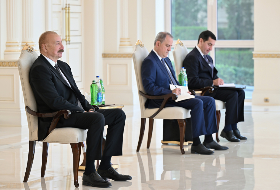 Prezident İlham Əliyev BMT-nin Azərbaycanda yeni təyin olunmuş rezident əlaqələndiricisini qəbul edib (FOTO/VİDEO)