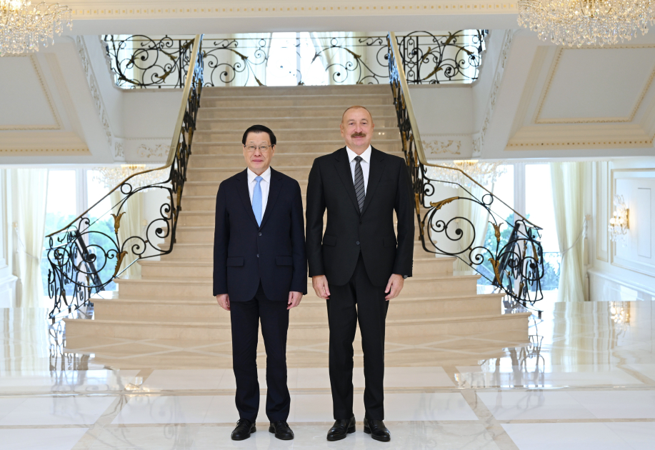 Prezident İlham Əliyev Çin Ali Xalq Prokurorluğunun Baş prokurorunun başçılıq etdiyi nümayəndə heyətini qəbul edib (FOTO)